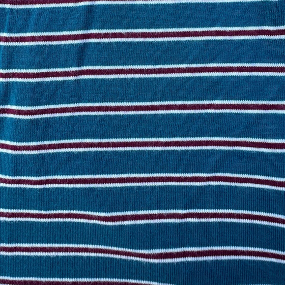 American Eagle Crossover V-Neck Striped Romper - Picture 8 of 12